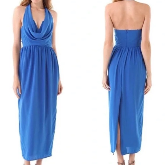 Zimmermann Dresses & Skirts - NWT Zimmermann Cobalt Blue Silk Halter Dress